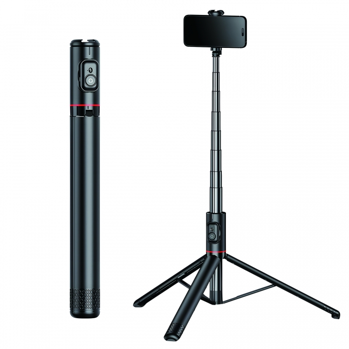 All in One Extendable Cell Phone Tripod with Wireless Remote