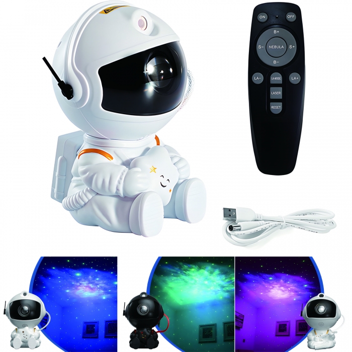 Astronaut Star Projector Galaxy Light for Kids