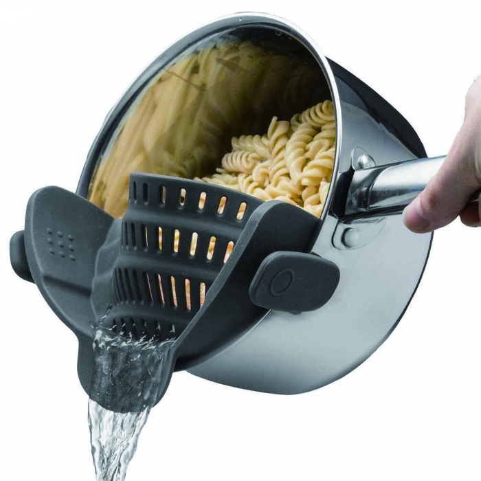 Clip On Strainer Silicone for All Pots and Pans