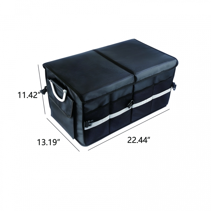 Foldable Car Trunk Organizer with Lid