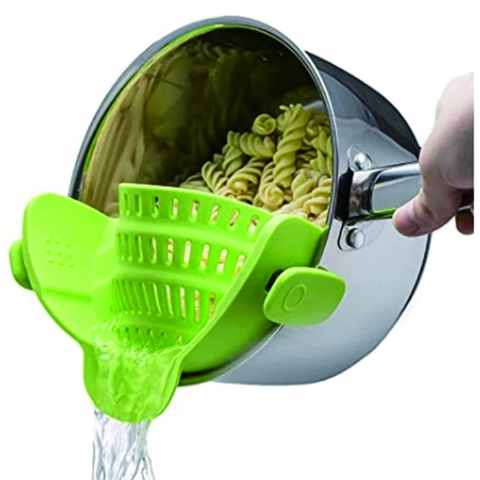 Clip On Strainer Silicone for All Pots and Pans