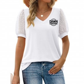 Casual V Neck T Shirts