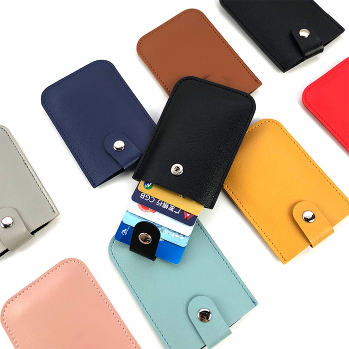 PU Leather ID Bank Credit Card Holder Wallet