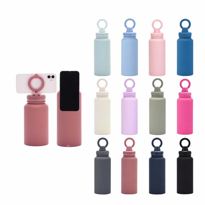 32OZ Magnetic Phone Holder Bottle