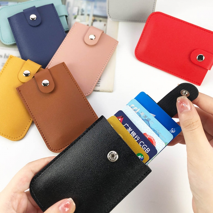 PU Leather ID Bank Credit Card Holder Wallet