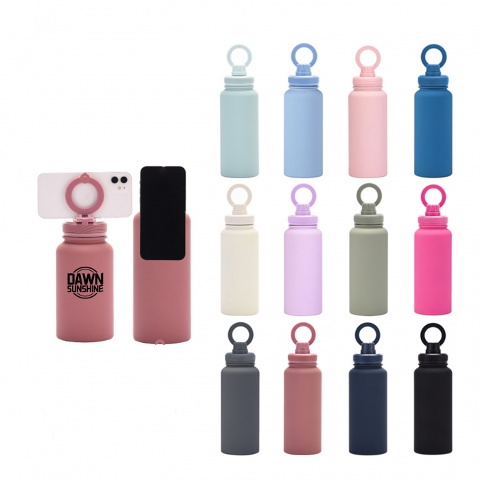 32OZ Magnetic Phone Holder Bottle