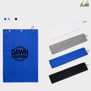 Microfiber Golf Towel with Carabiner Clip