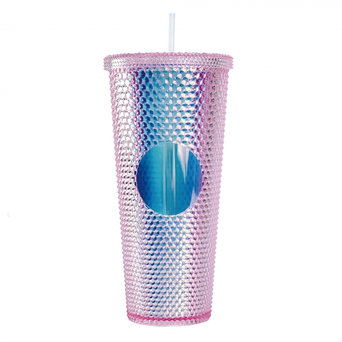 24oz Studded Tumbler With Straw