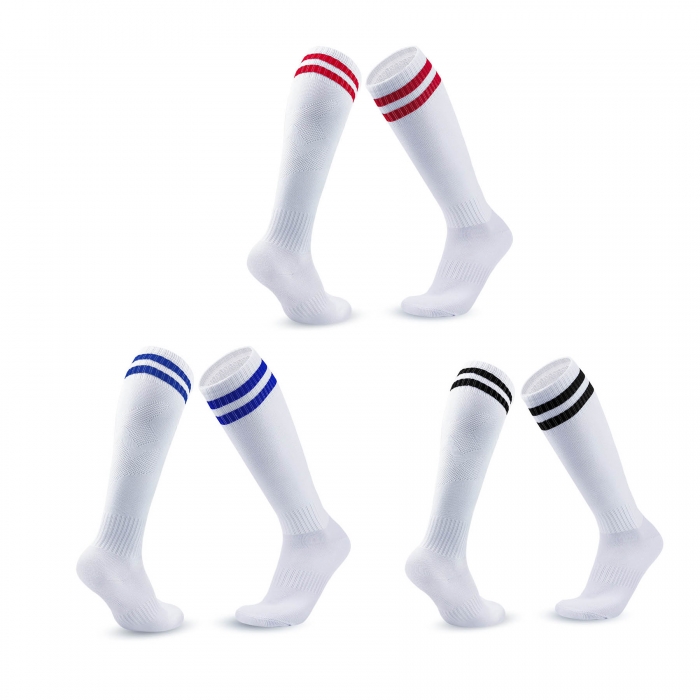 Multi Colors Paired Kids Adults Football Long Socks