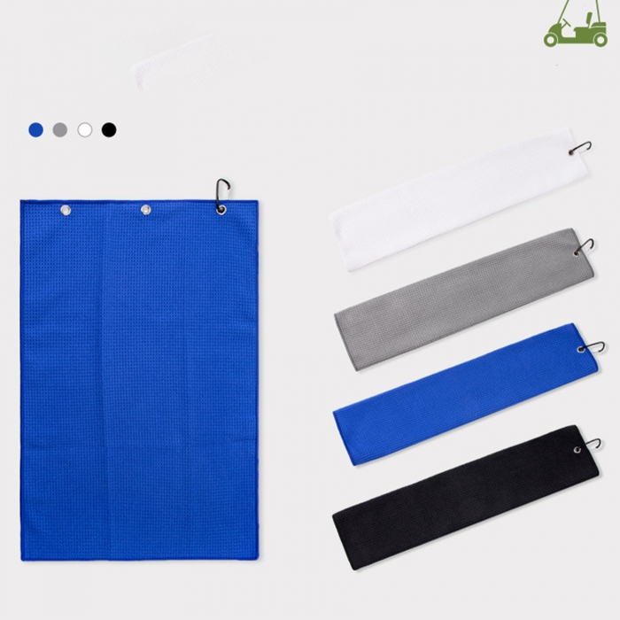 Microfiber Golf Towel with Carabiner Clip