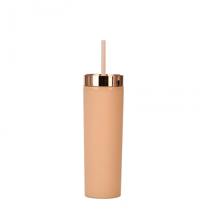 16oz Double Wall Reusable Plastic Tumbler