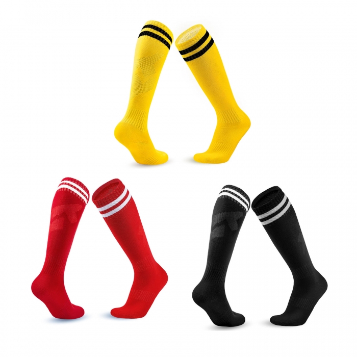 Multi Colors Paired Kids Adults Football Long Socks