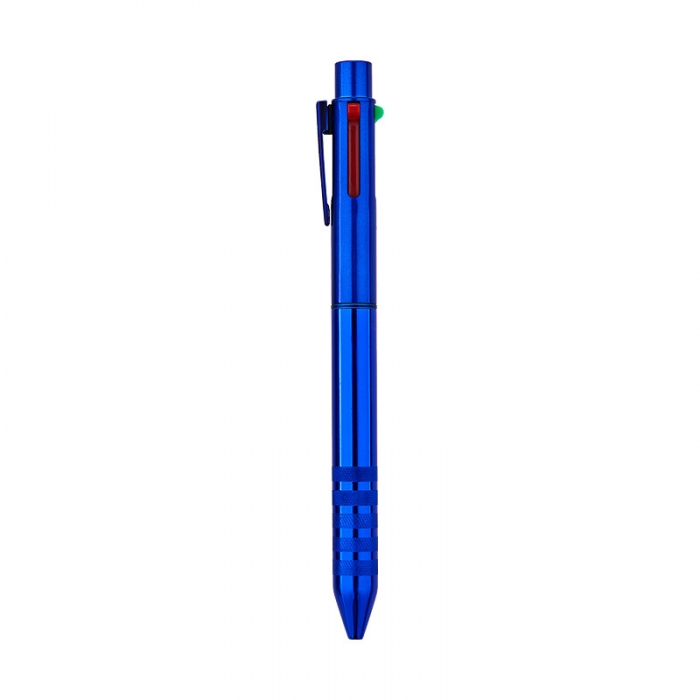 4-Color Retractable Metal Gel Pen