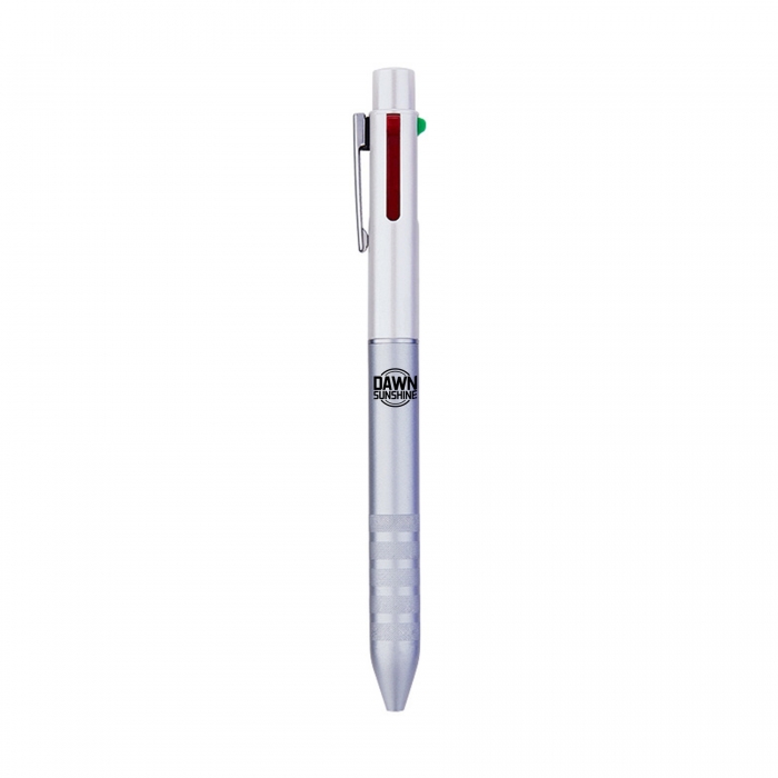 4-Color Retractable Metal Gel Pen