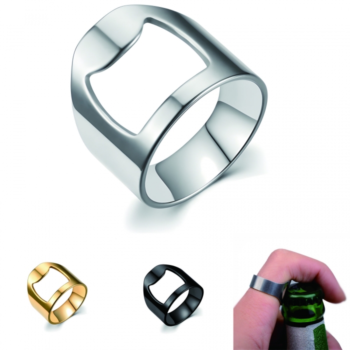 Metal Finger Ring Bottle Opener for Men & Women