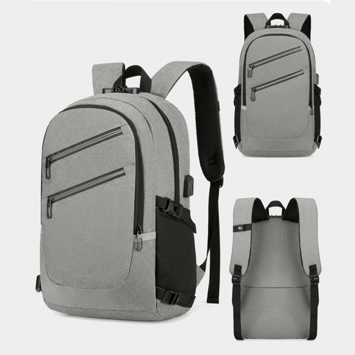 Oxford Cloth Foldable Chargeable Travel School Backpack