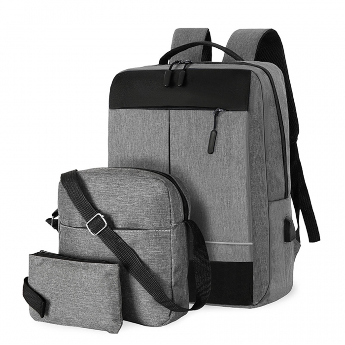 Multi Color 3 Piece Notebook Backpack