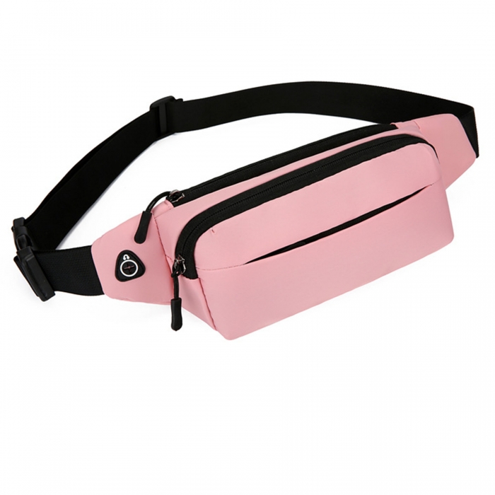 Adjustable Portable Zipper Waist Belt Bag