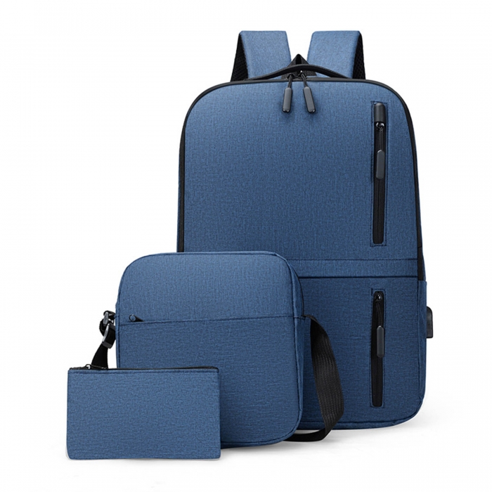 Simple Design 3 Piece Daily Backpack Bags