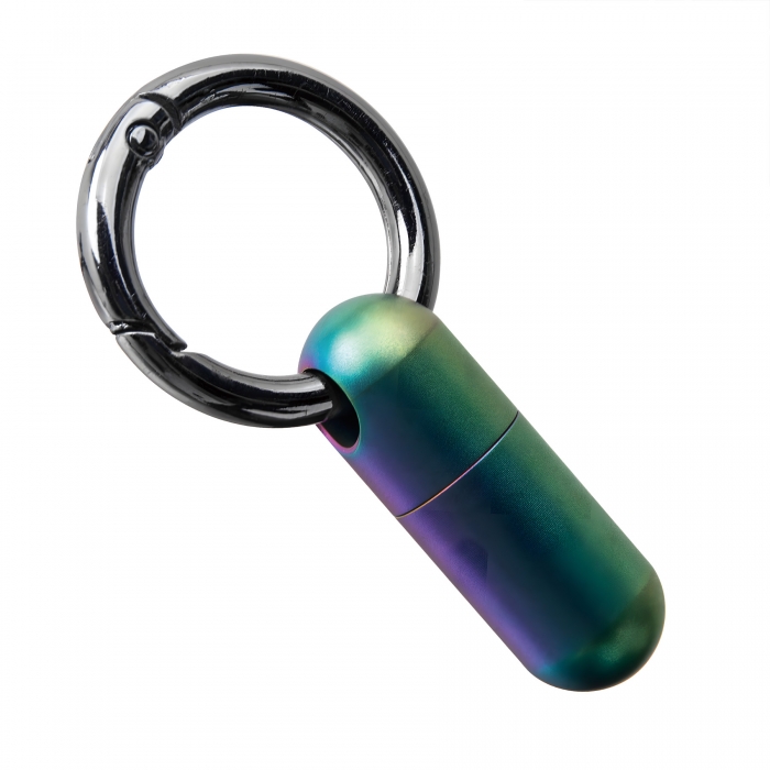 Portable Small Pill Container w/ Keychain