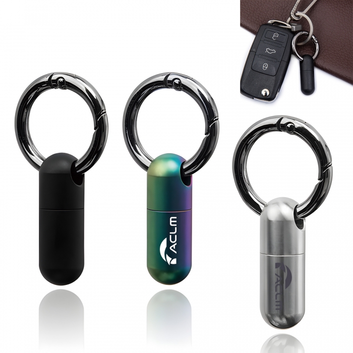 Portable Small Pill Container w/ Keychain