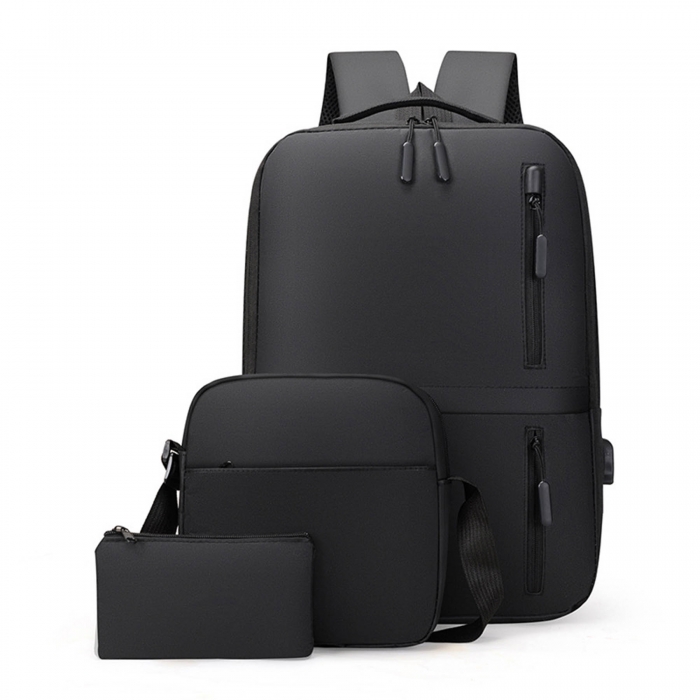 Simple Design 3 Piece Daily Backpack Bags