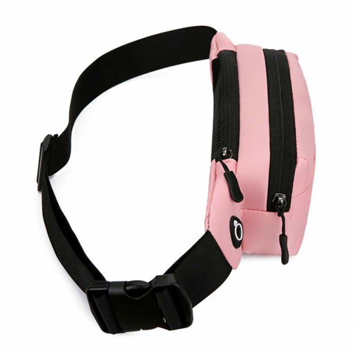 Adjustable Portable Zipper Waist Belt Bag