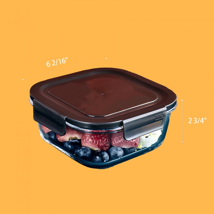 27 Oz Glass Food Storage Box