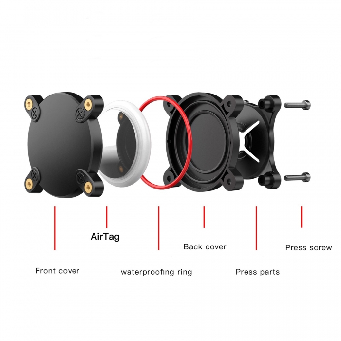 Waterproof AirTag Holders Set