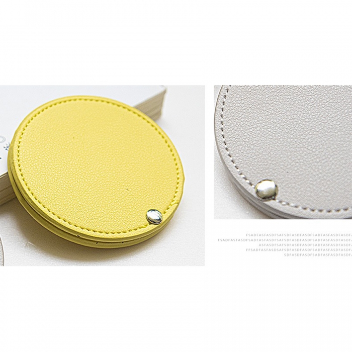 Sliding Cover Compact Glass Pocket Mirror