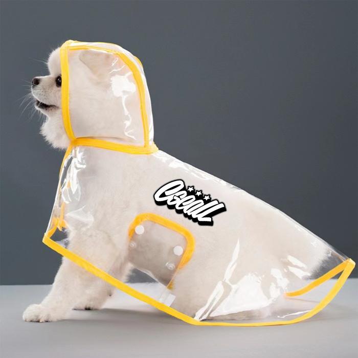 Pet Raincoat With Cap