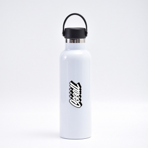 17 Oz Large-Mouthed Hiking Water Bottle W/Handle