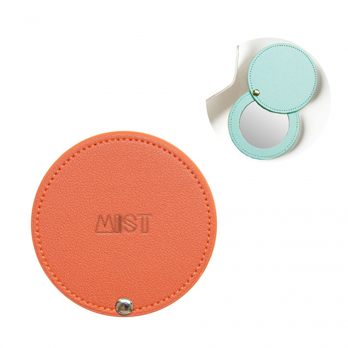 Sliding Cover Compact Glass Pocket Mirror