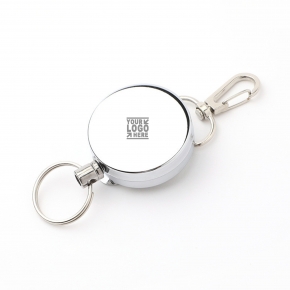 All-Metal Retractable Anti-Theft Keychain