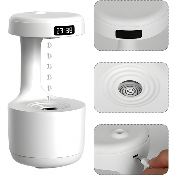 Ultrasonic Mini Anti-gravity Droplet Humidifier