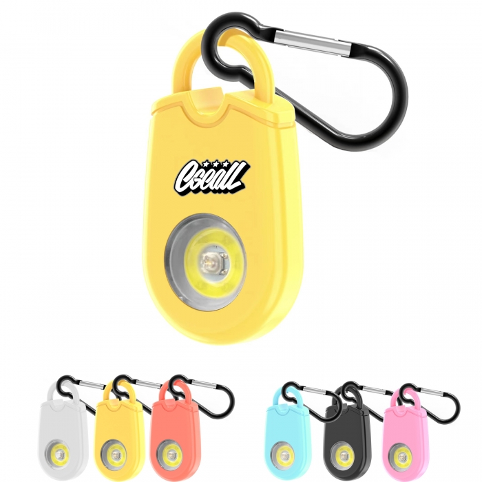 Alarm W/LED Light and Carabiner