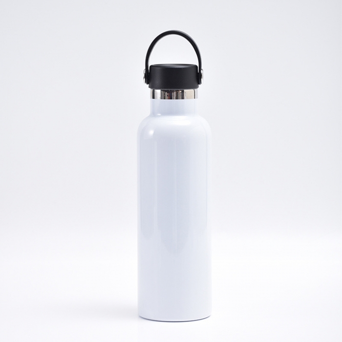 17 Oz Large-Mouthed Hiking Water Bottle W/Handle