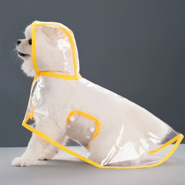 Pet Raincoat With Cap