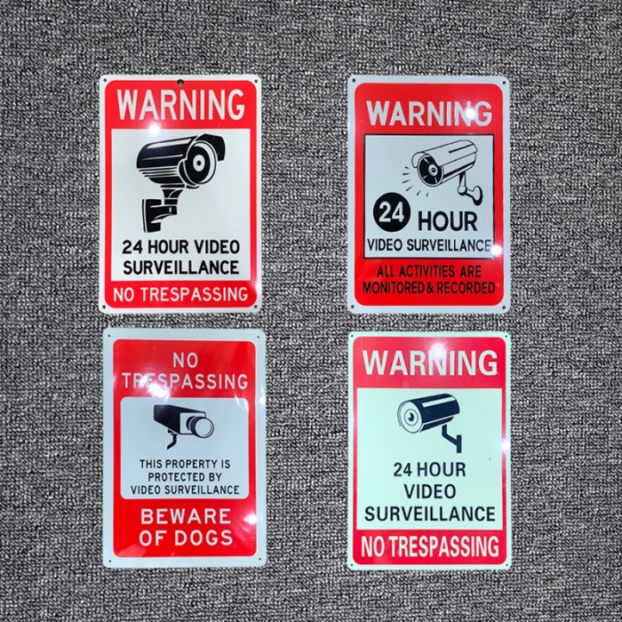 Aluminum Plate Warning Sign