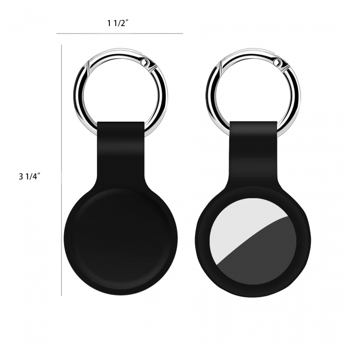 Silicone AirTag Case with Keychain