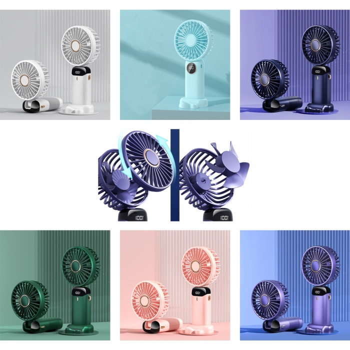 2-in-1 Fan with Phone Stand