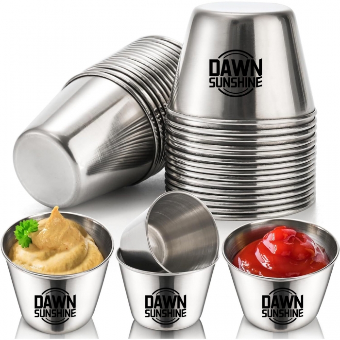 3oz 304 Stainless Steel Sauce Cup And Dipping Dish