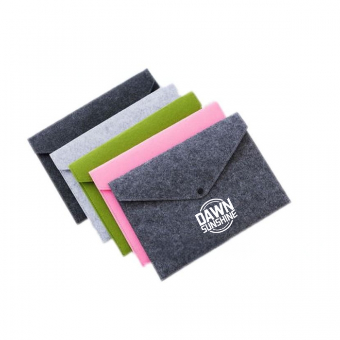 A4 Felt Document Bag 3 3/8 L x 9 7/16 W