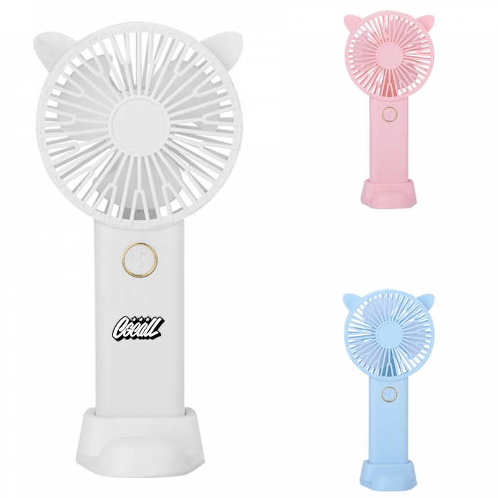 Handheld Fan W/Phone Stand