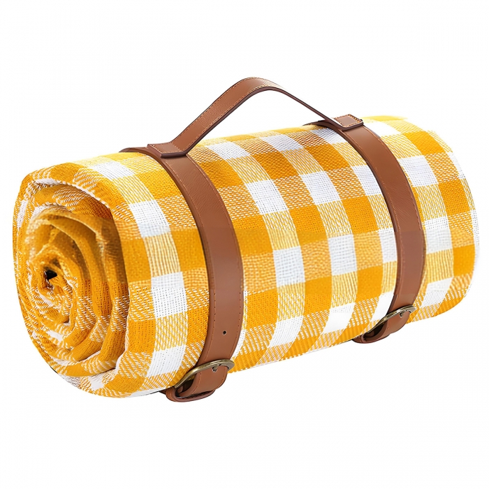 Picnic Mat With Leather Handles