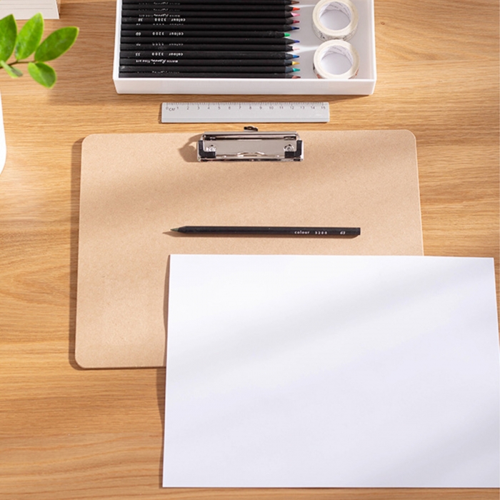 Horizontal Wooden Clipboard