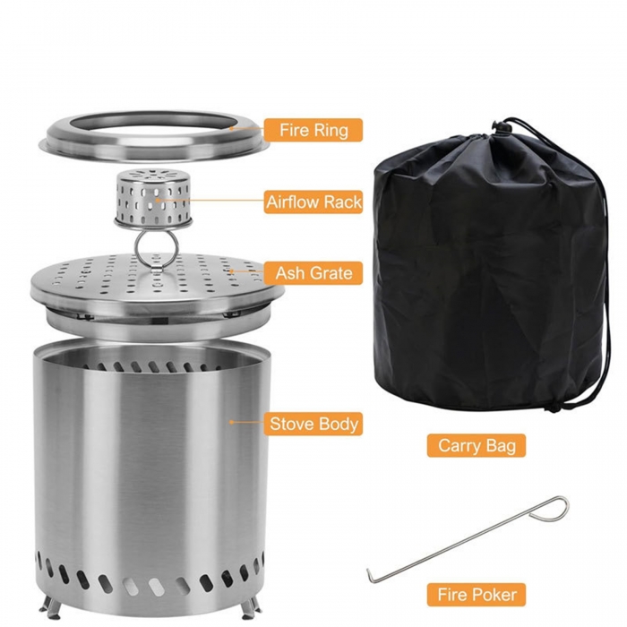 Smokeless Outdoor Stove