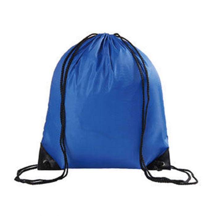 Sporty Canvas Drawstring Backpack 13 3/8 L × 16 15/16 W