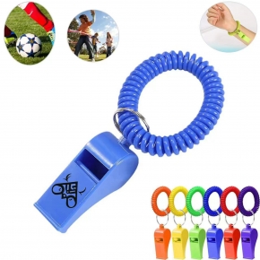 Colorful Whistle with Spiral Bracelet