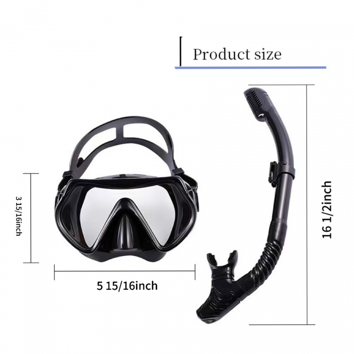 Adult Snorkel Mask Set